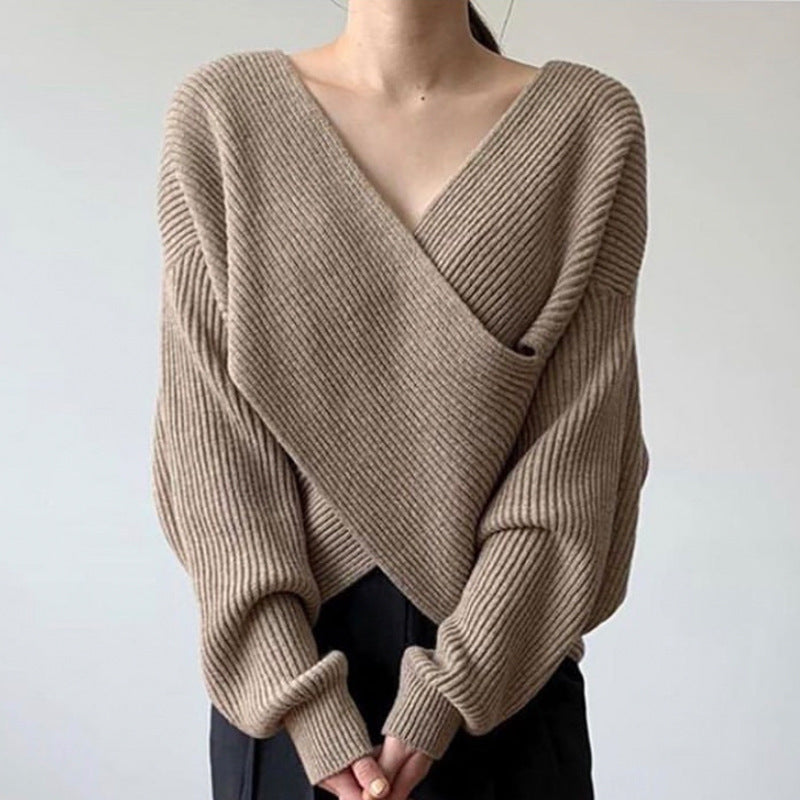 Noémie™ | Pull Élégant à Croix