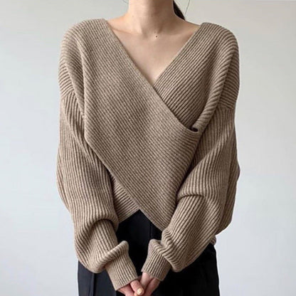 Noémie™ | Pull Élégant à Croix