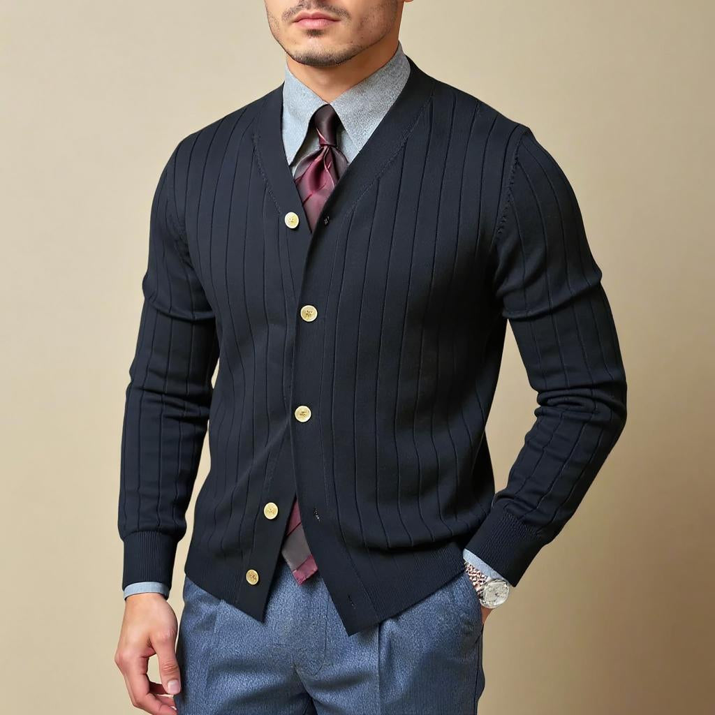 Louis™ | Cardigan en Maille Italienne