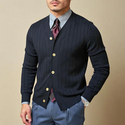 Louis™ | Cardigan en Maille Italienne