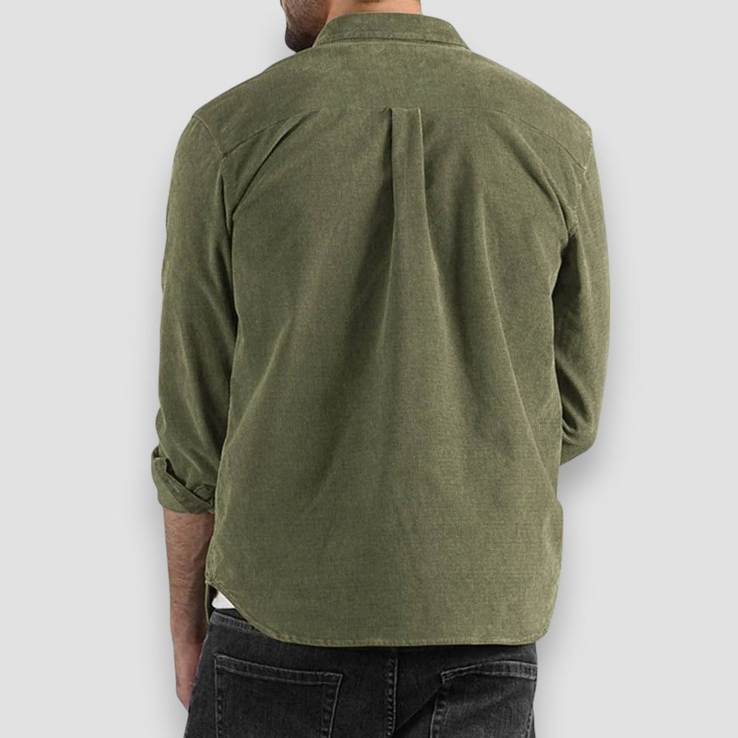 Robert™ | Chemise Élégante en Velours Côtelé